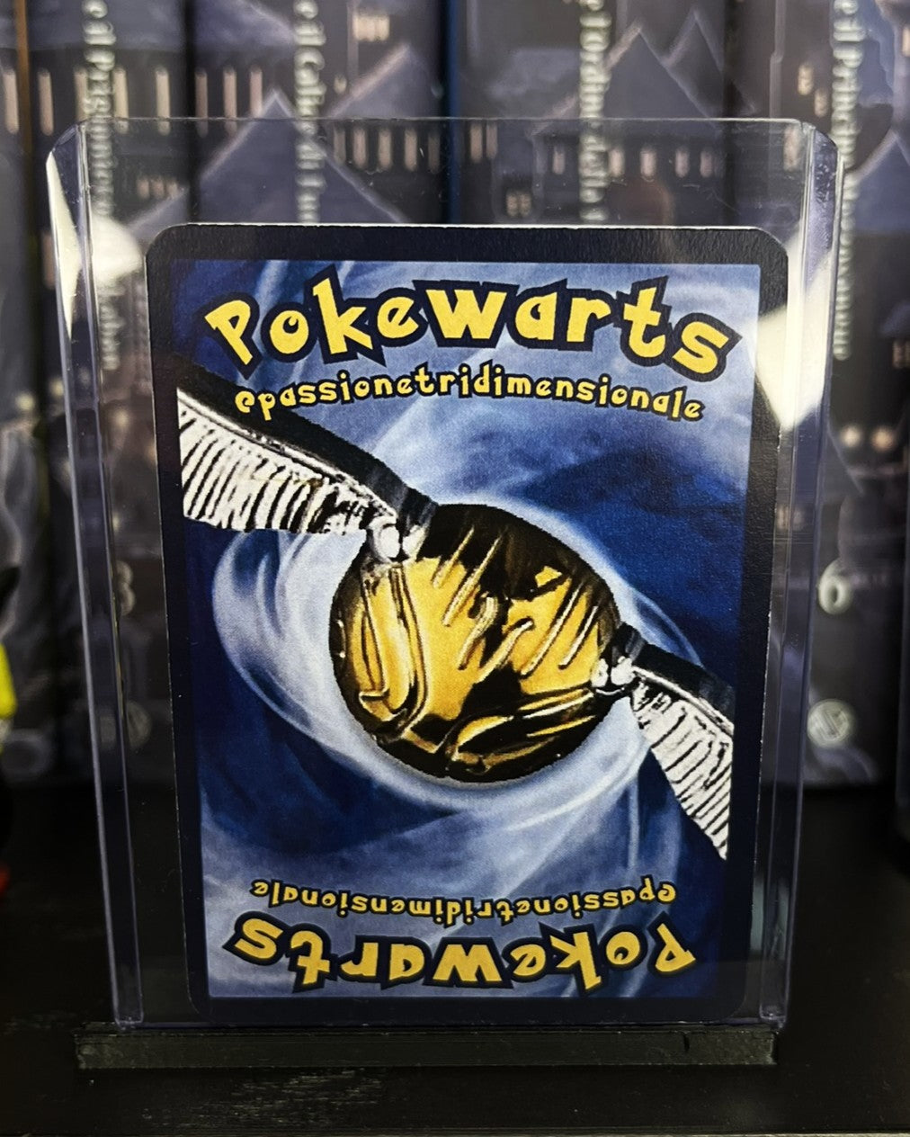 PikaHermione – Pikachu Hermione Granger con carta personalizzata e base d’esposizione